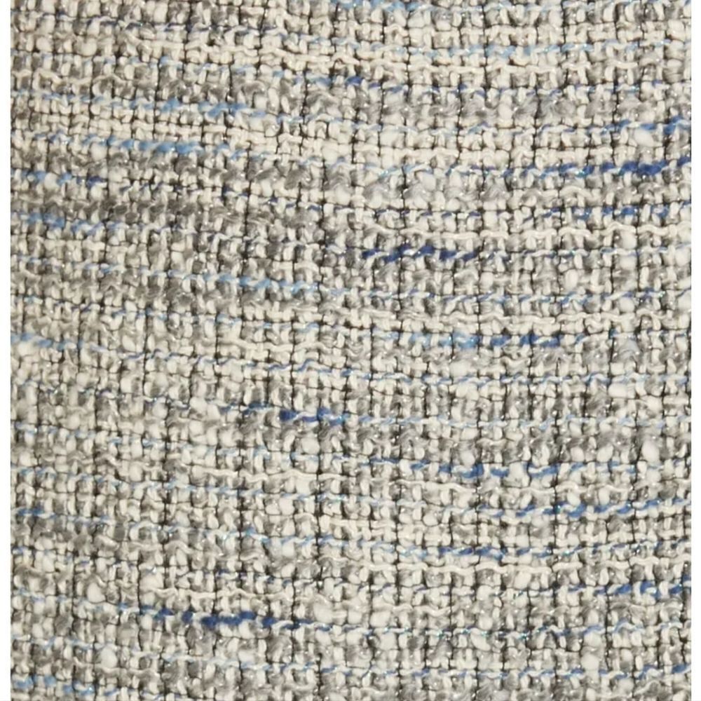 REBECCA TAYLOR Sleeveless V neck Tweed blue grey Ruffle Hem Sheath Dress… - Picture 10 of 16
